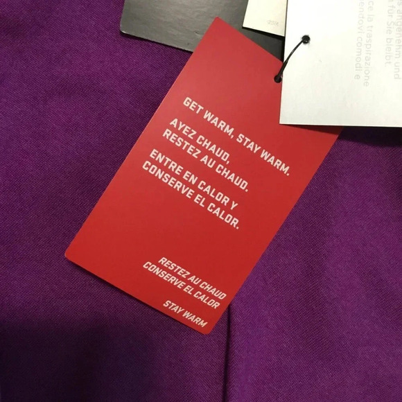 Nike Dri-Fit Purple  & Black Mesh Activewear Top Sz M - Picture 9 of 10